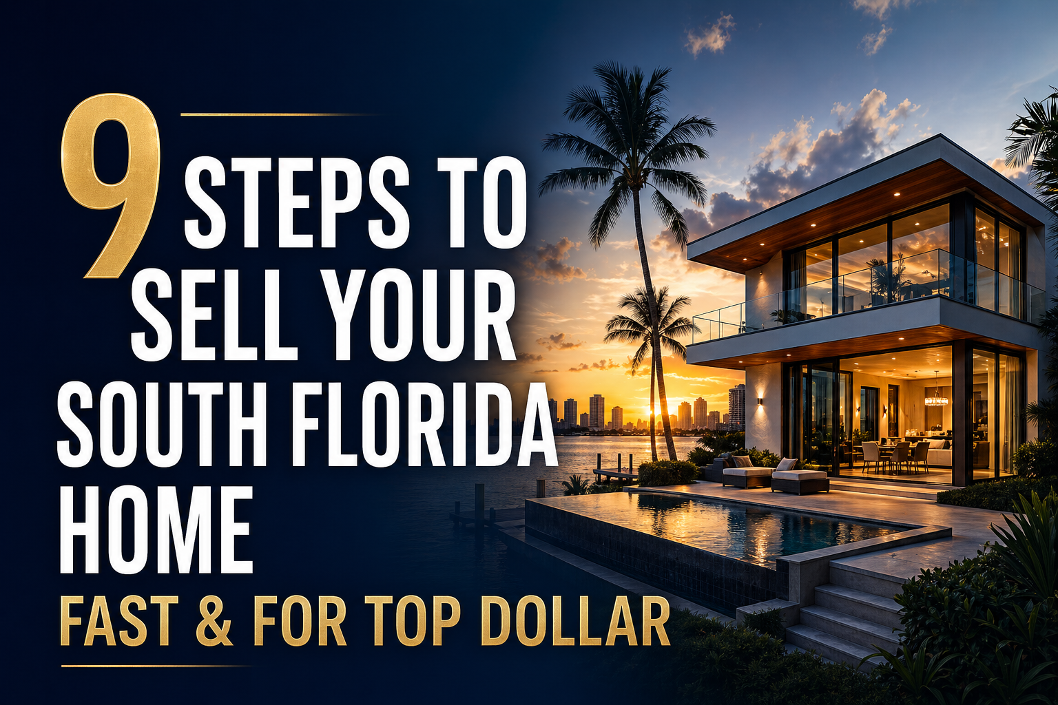 9 Steps to Sell Your South Florida Home Fast & For Top Dollar
