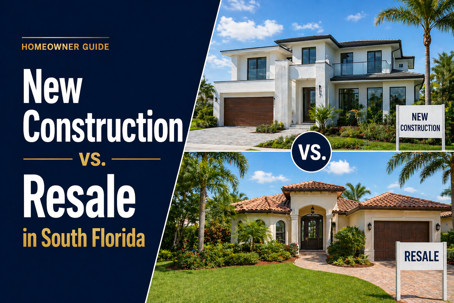 New Construction vs. Resale in South Florida