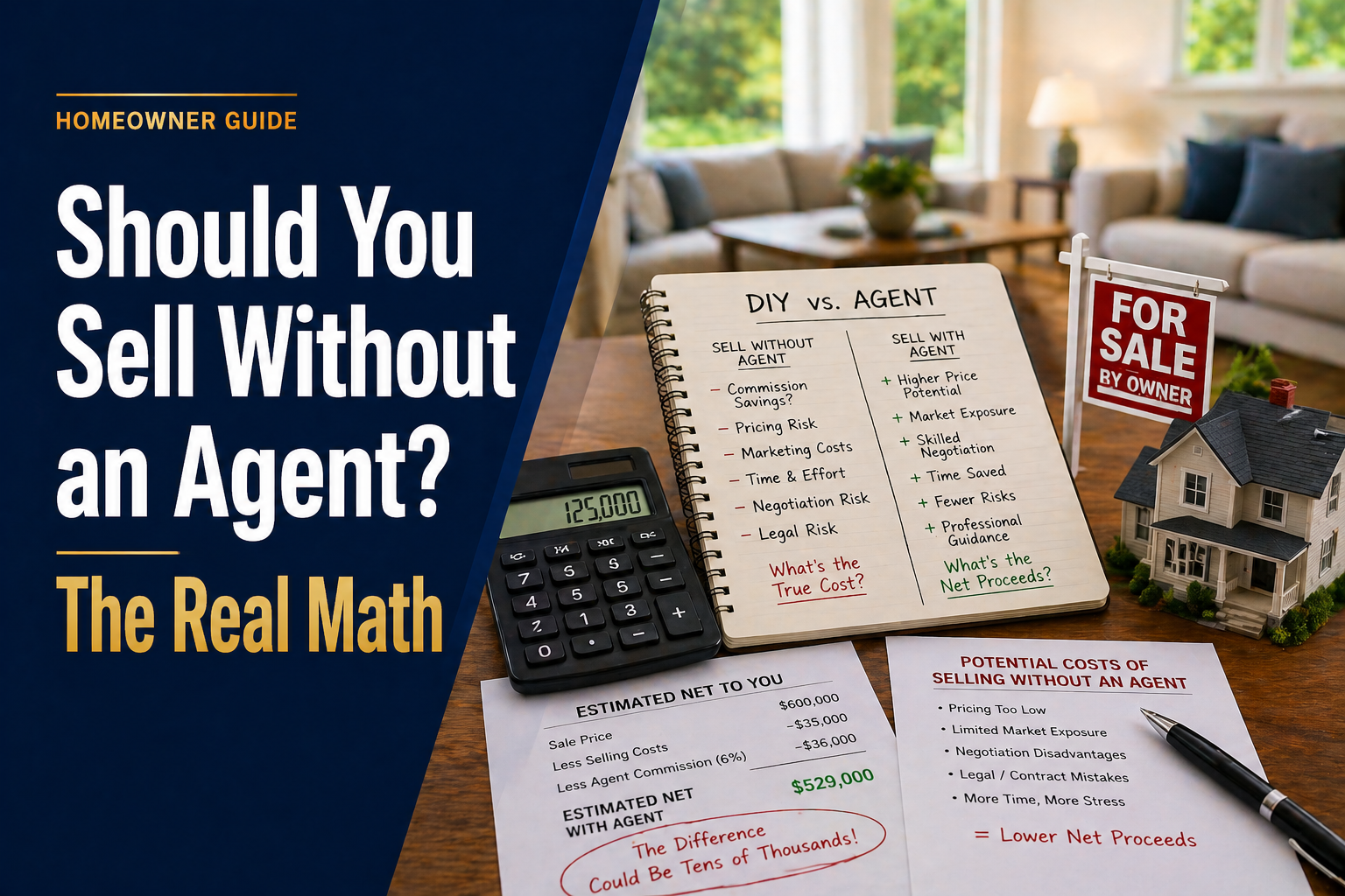 Should You Sell Without an Agent? The Real Math